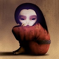 inside herself